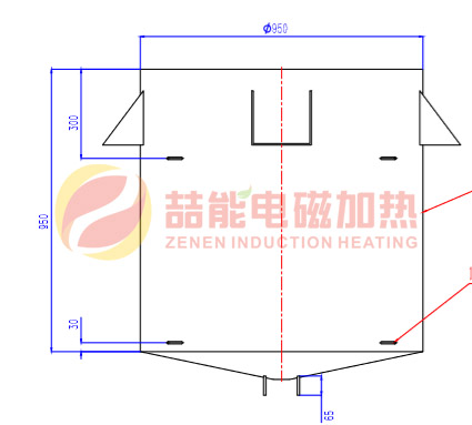 豬油加工罐電磁加熱